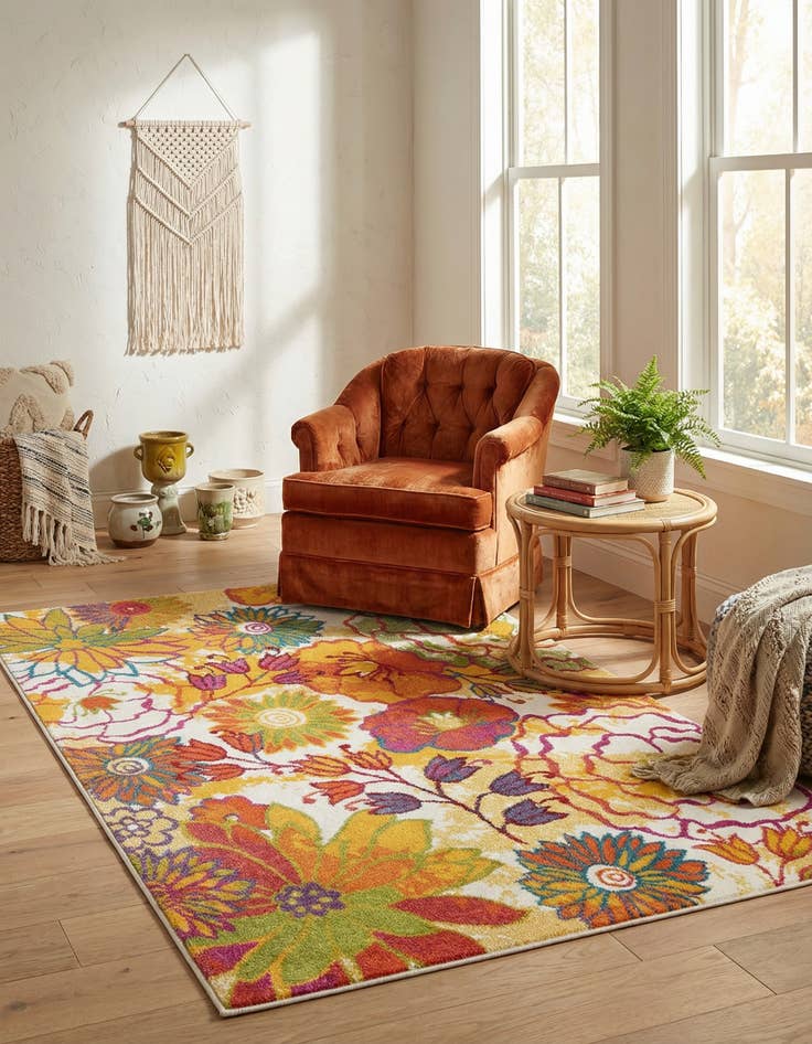 Detail image of 5' x 8' Tuscany Rug