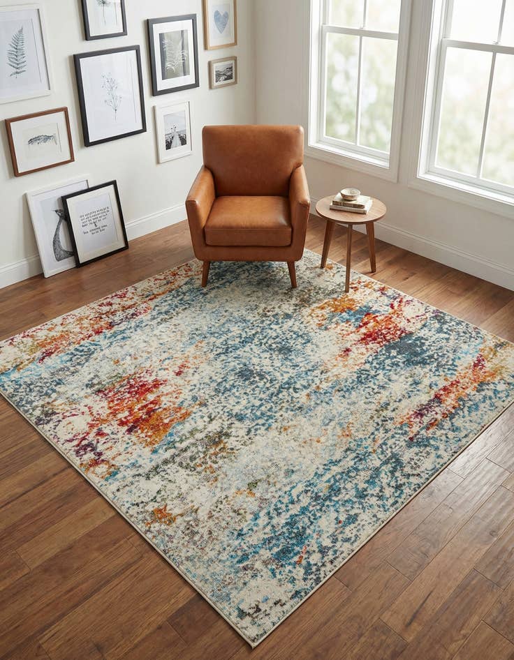 Detail image of 5' x 5' Santiago Square Rug