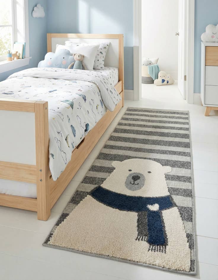 Detail image of 2' 7 x 6' Whimsy Kids Runner Rug