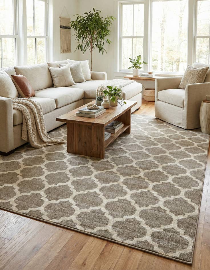 Detail image of  10' x 13' Lattice Rug