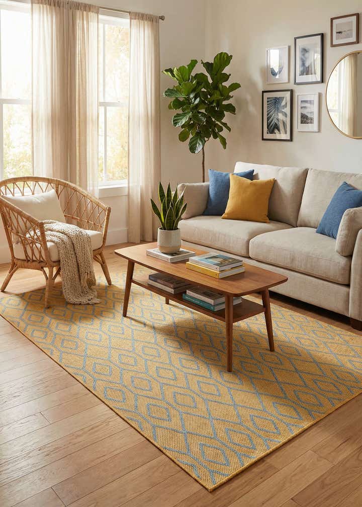 4' x 6' Easy-Clean Jill Zarin Turks and Caicos Indoor / Outdoor Rug