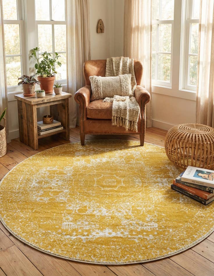 Detail image of 7' 10 x 7' 10 Dover Round Rug
