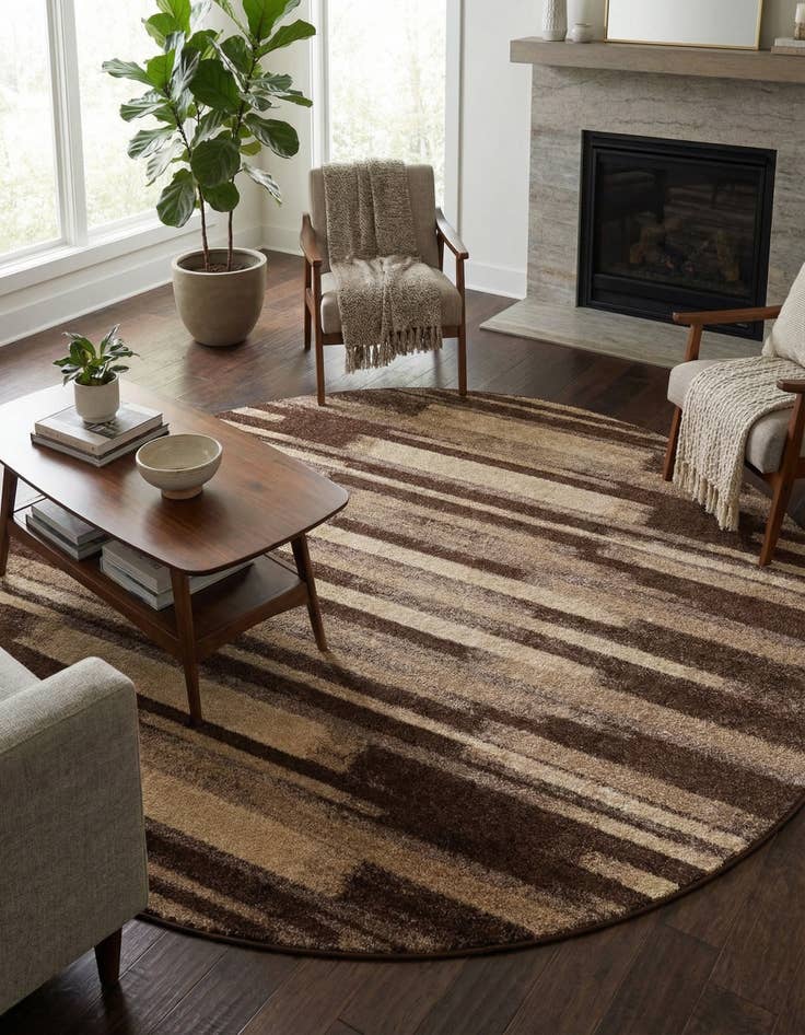 Detail image of 7' 10 x 7' 10 Equinox Round Rug