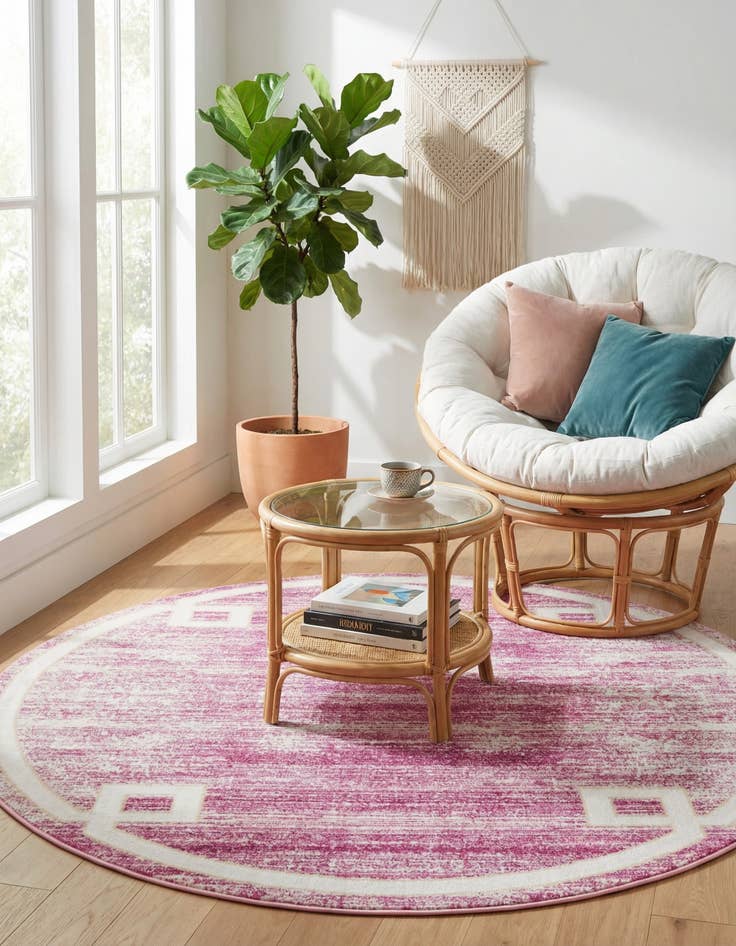 Detail image of 5' 3 x 5' 3 Uptown Lenox Hill Round Rug