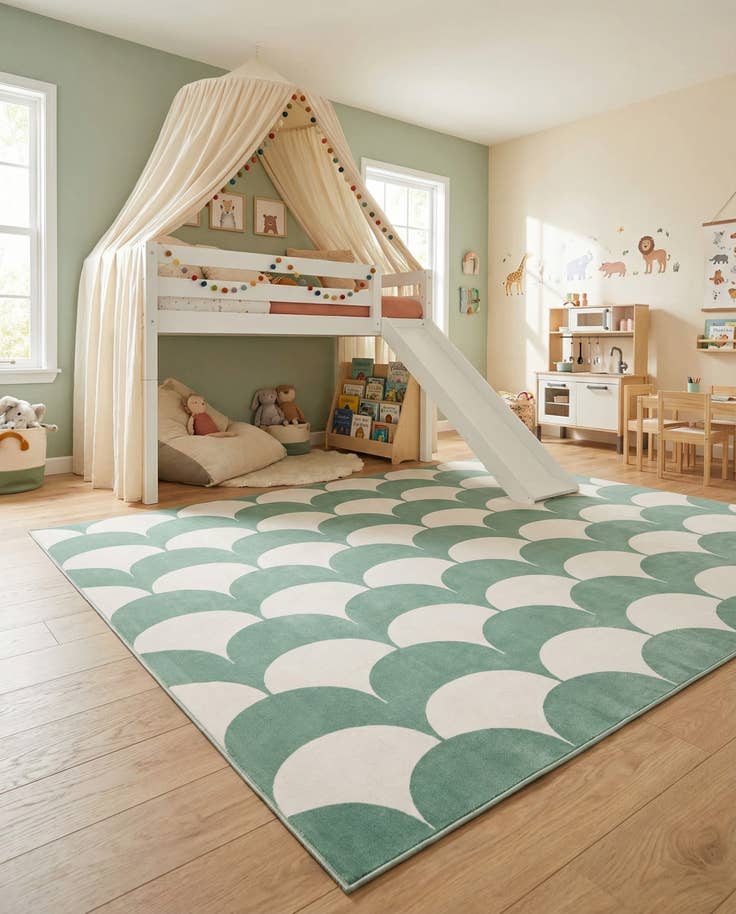 Detail image of 10' x 13' Whimsy Kids Rug