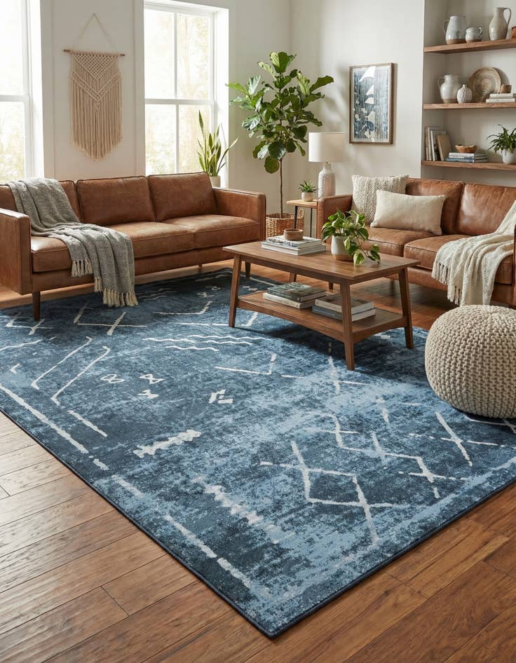 Detail image of 10' x 14' Kamala Washable Rug