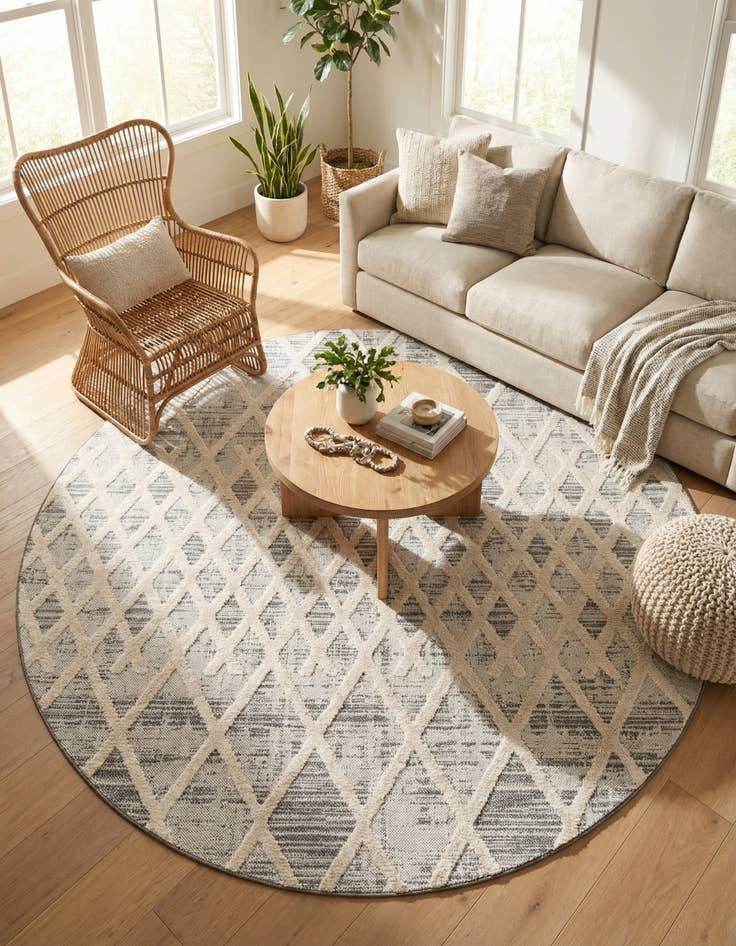 Detail image of 7' x 7' Arlo Round Rug