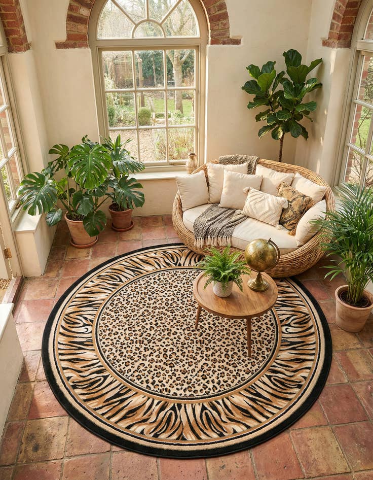 Detail image of 7' 10 x 7' 10 Savannah Round Rug
