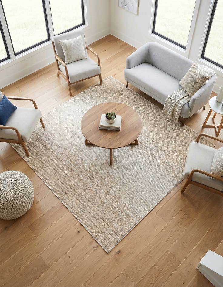 Detail image of 6' 3 x 6' 3 Gemstone Square Rug