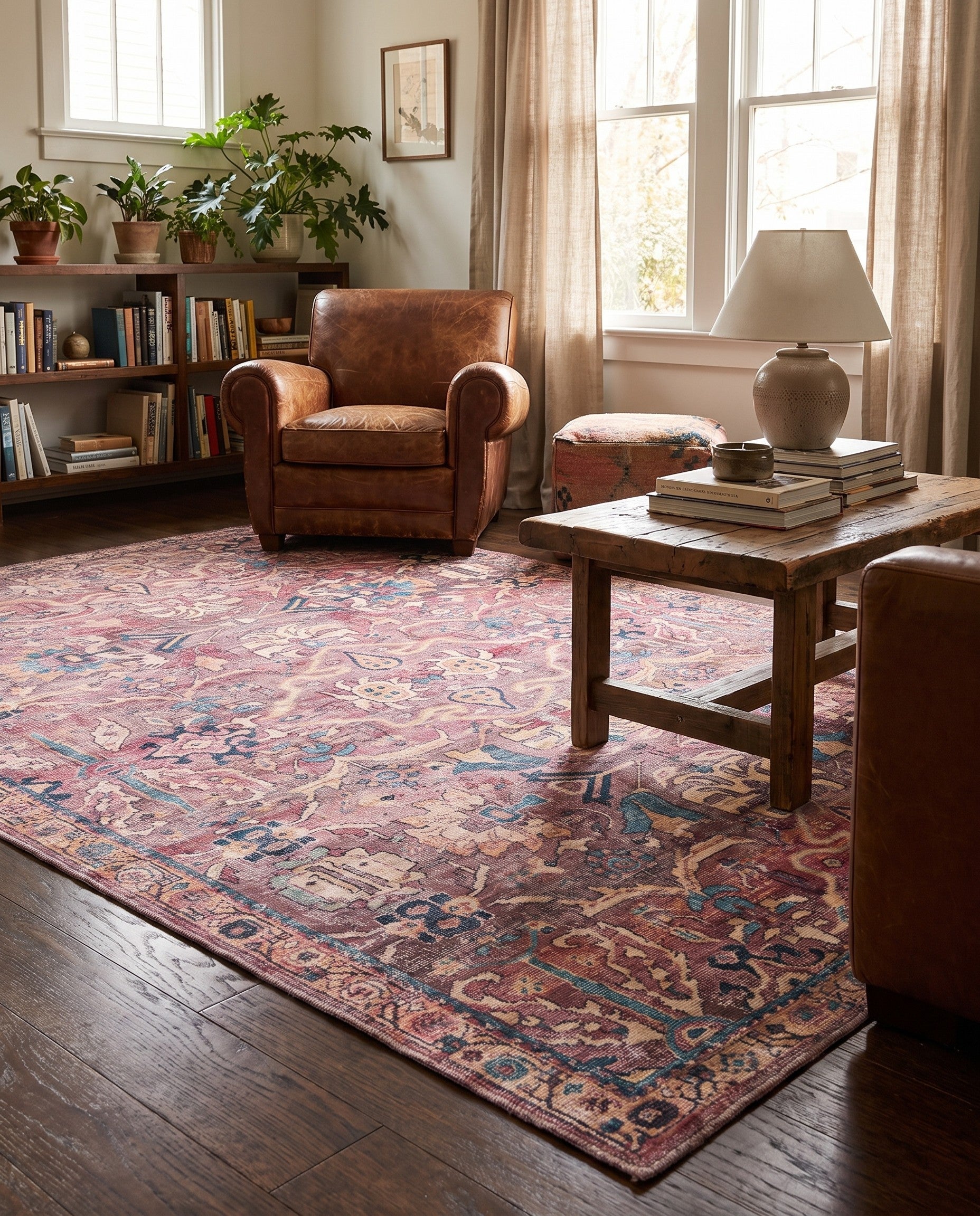 7' 3 x 10' Washable Nostalgia Rug