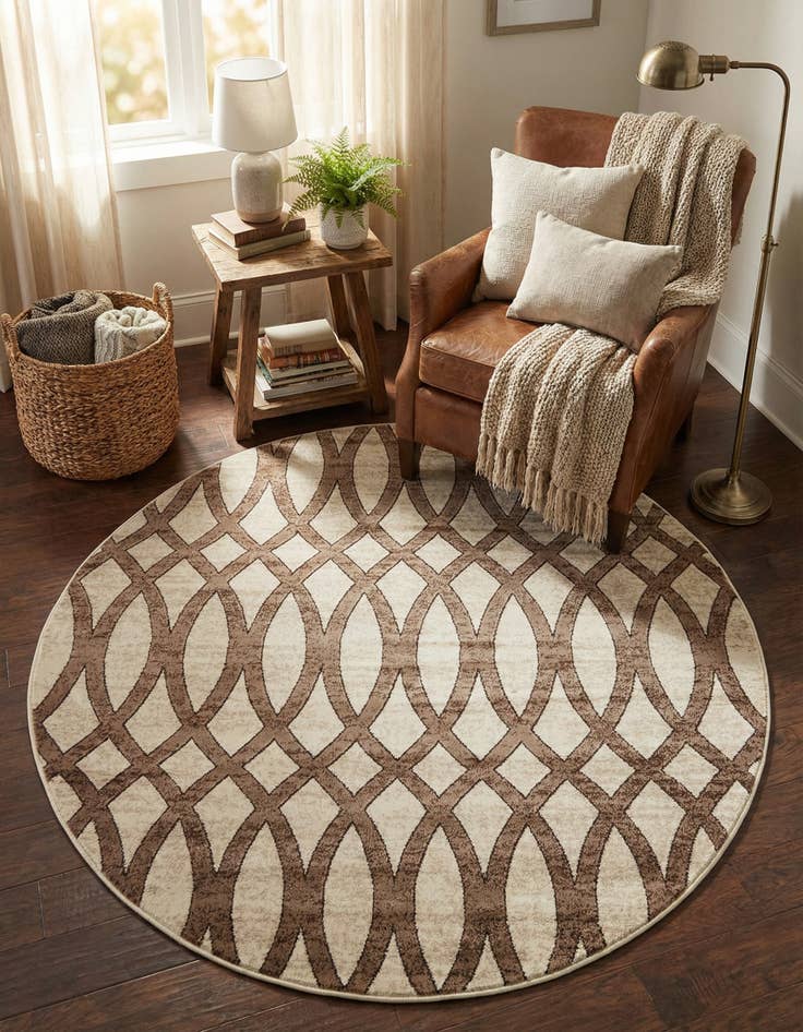 Detail image of 5' x 5' Himalaya Round Rug