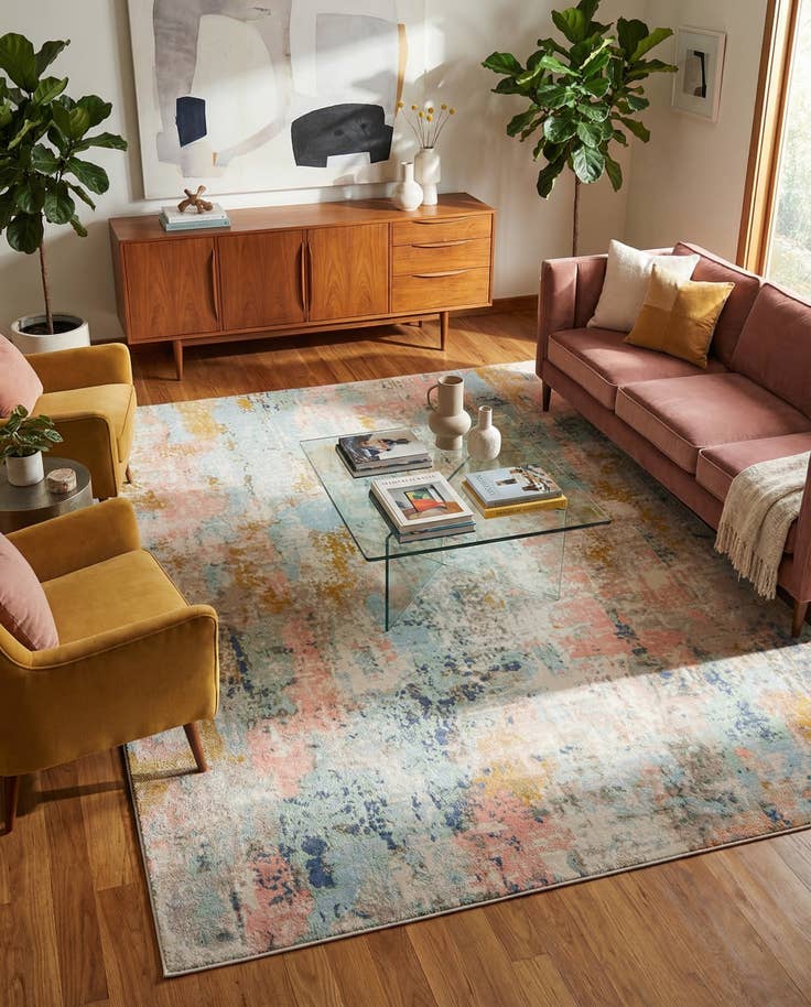 Detail image of 9' x 12' Lotus Rug