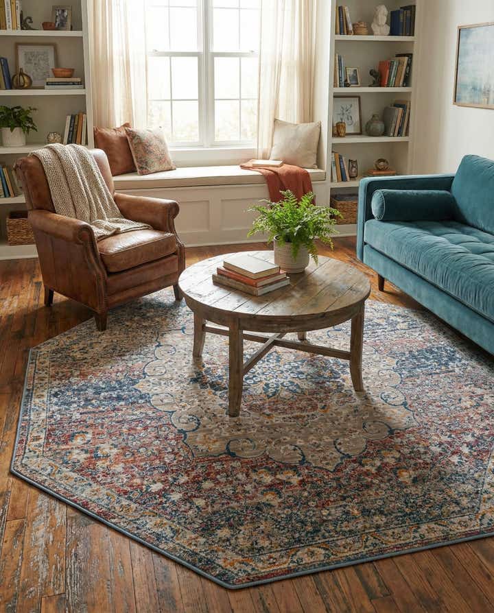 5' 3 x 5' 3 Newport Octagon Rug