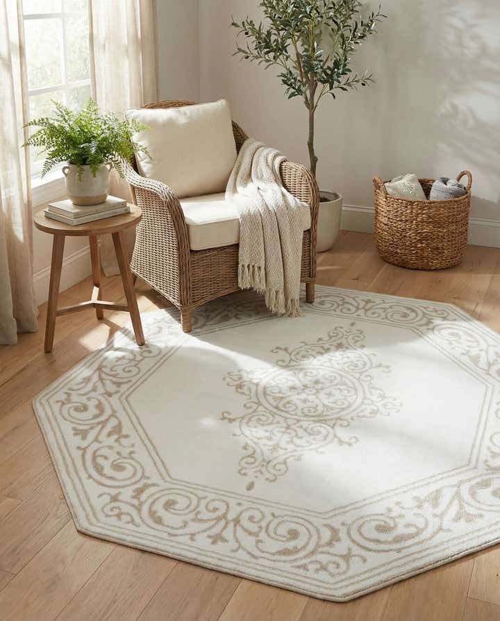 5' 3 x 5' 3 Hermitage Octagon Rug