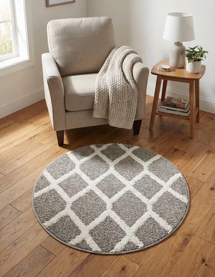 Detail image of 3' 3 x 3' 3 Boho Round Rug