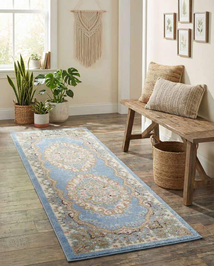 2' x 6' Kamala Washable Runner Rug