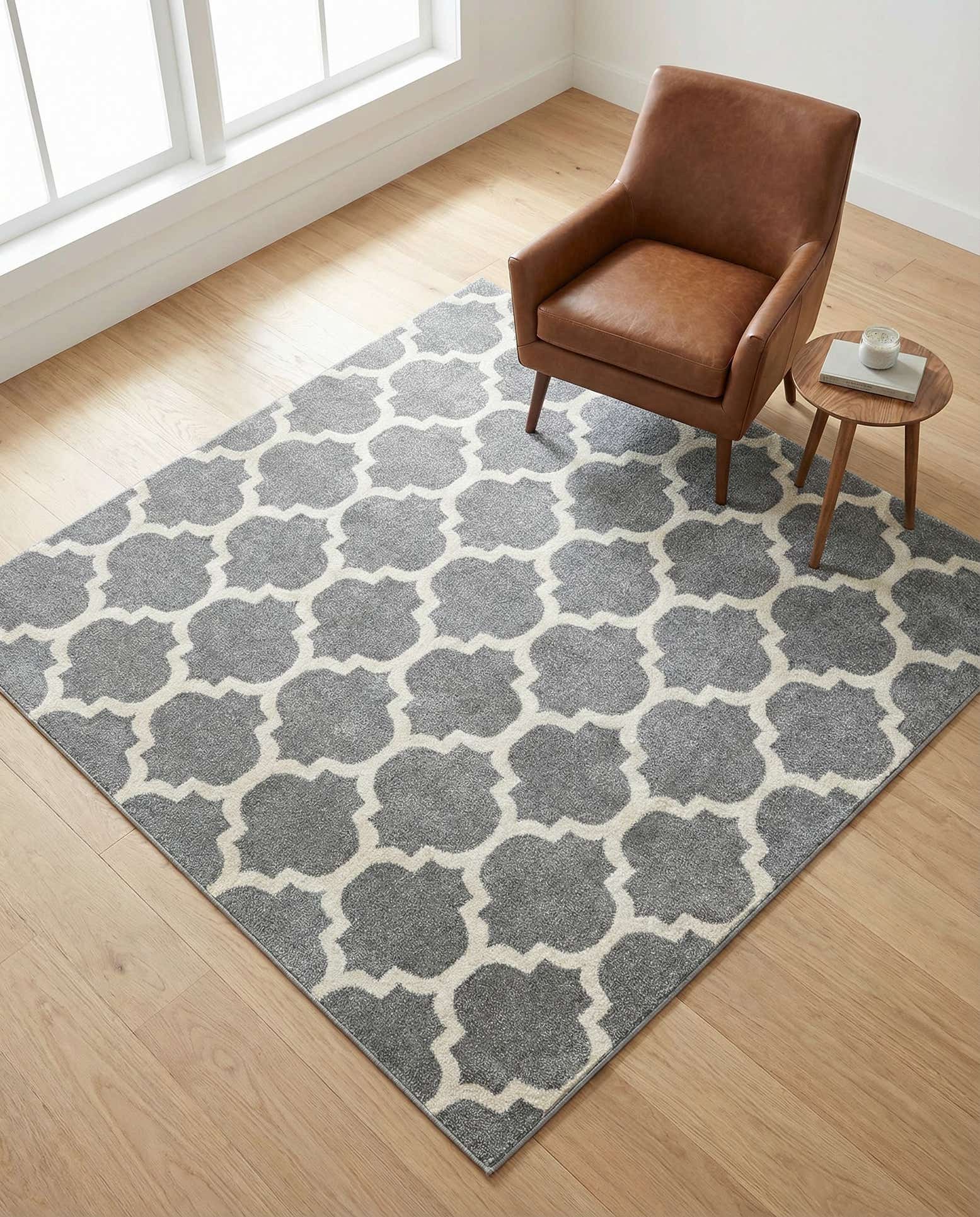 6' x 6' Lattice Square Rug