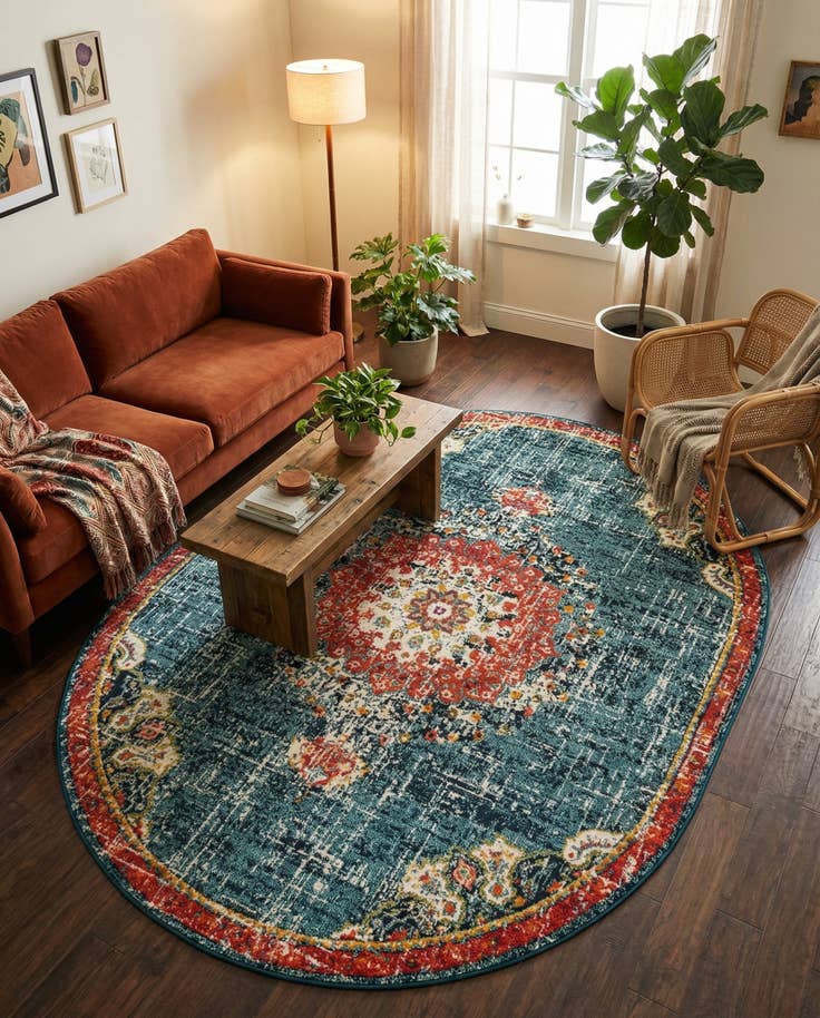 Detail image of 7' 10 x 10' Madeline Oval Rug