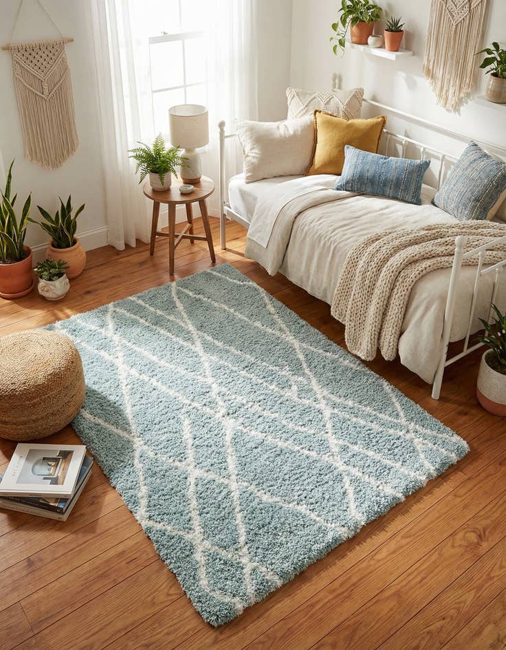 Detail image of 4' x 6' Soft Touch Shag Rug