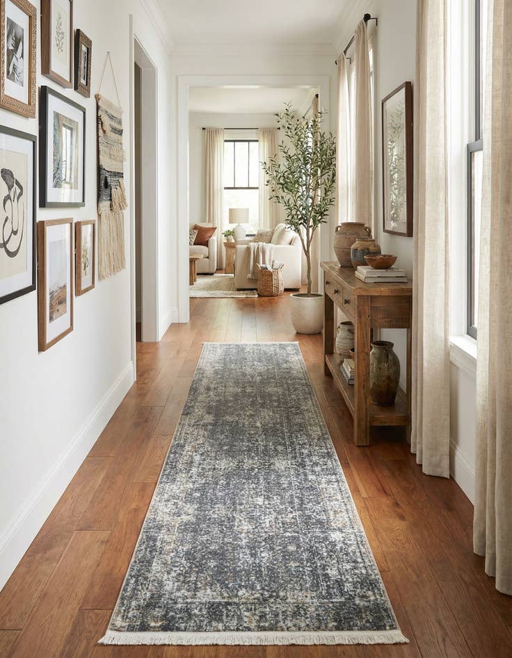 Detail image of 2' 7 x 12' Santiago Runner Rug