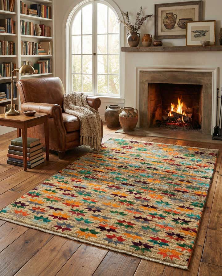 4' 3 x 6' Hand Knotted Balouch Wool Rug
