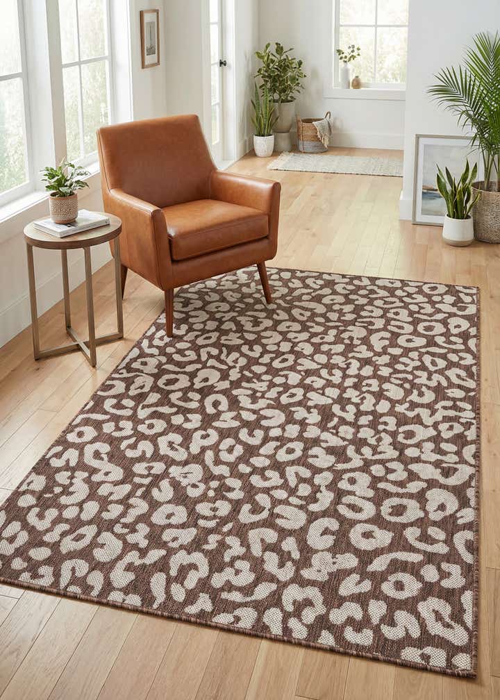 4' x 6' Easy-Clean Safari Indoor / Outdoor Rug