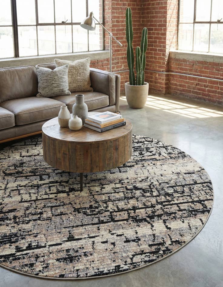 Detail image of 7' x 7' Tucson Round Rug