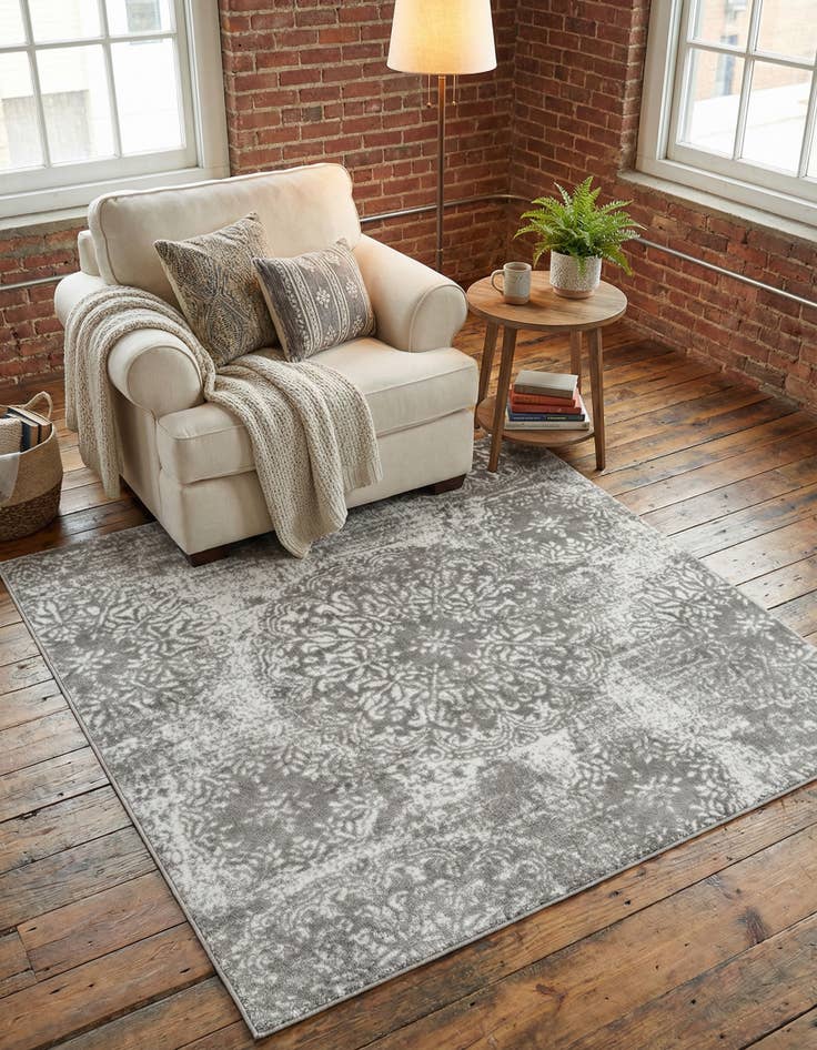 Detail image of 5' 3 x 5' 3 Monte Carlo Square Rug