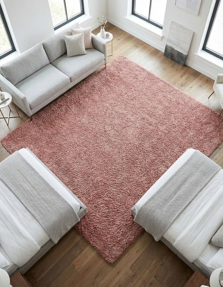 Detail image of 7' 8 x 7' 8 Zermatt Shag Square Rug