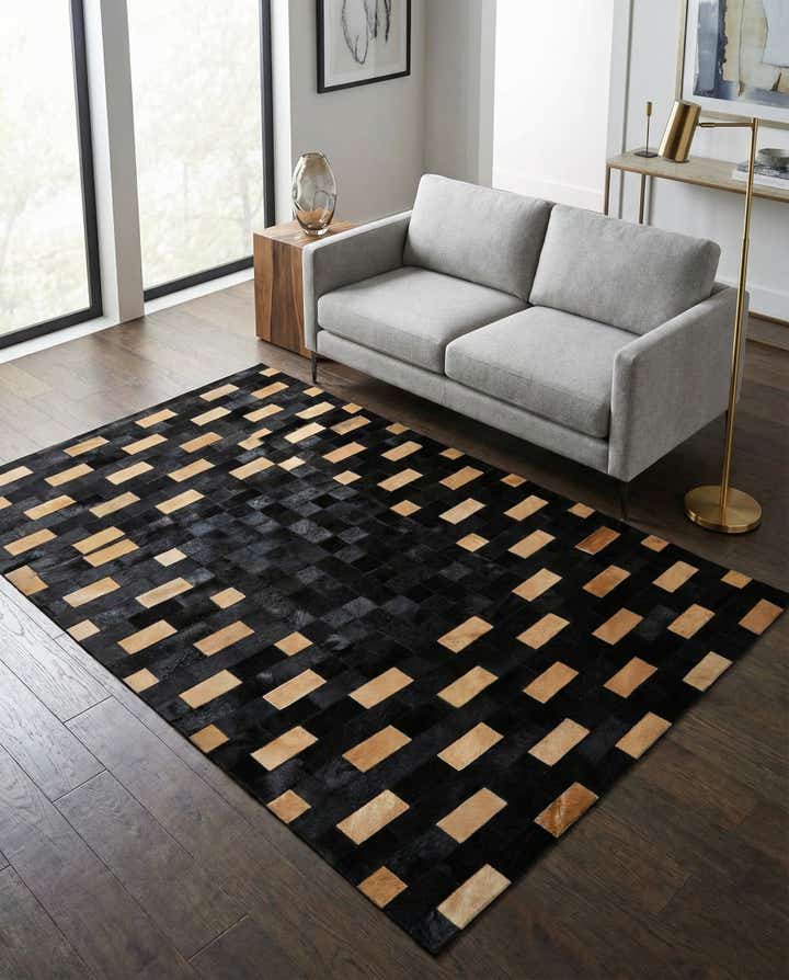 5' 1 x 7' 11 Cowhide - Patchwork Rug
