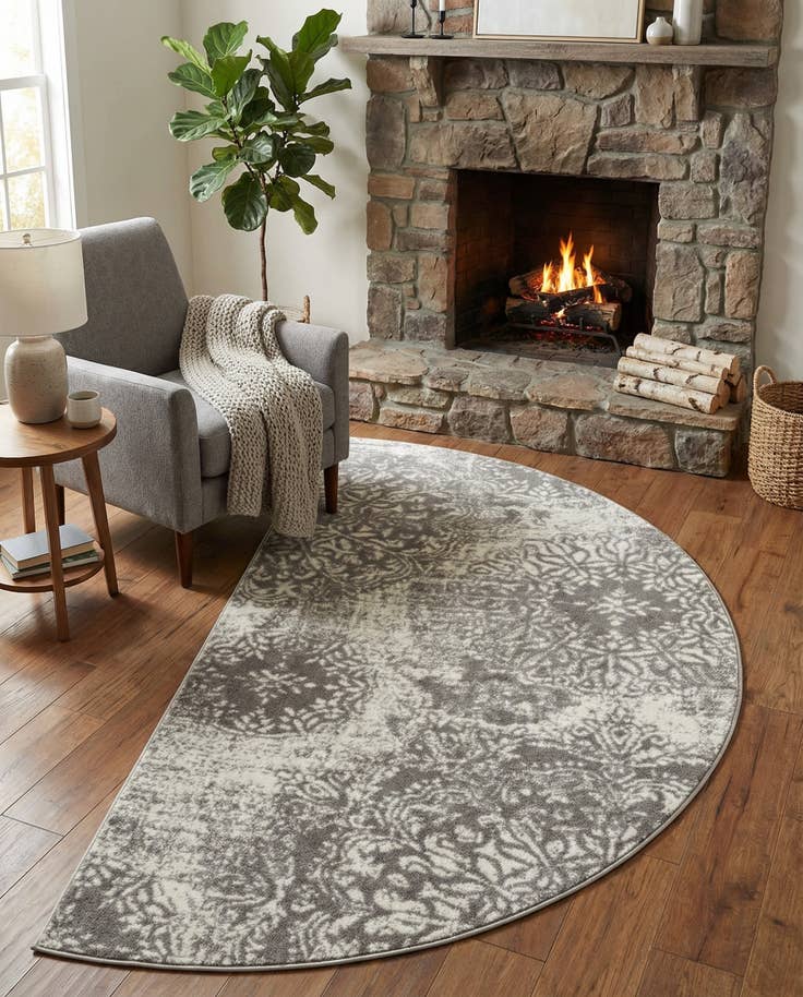 Detail image of 3' 1 x 6' 1 Monte Carlo Hearth Rug
