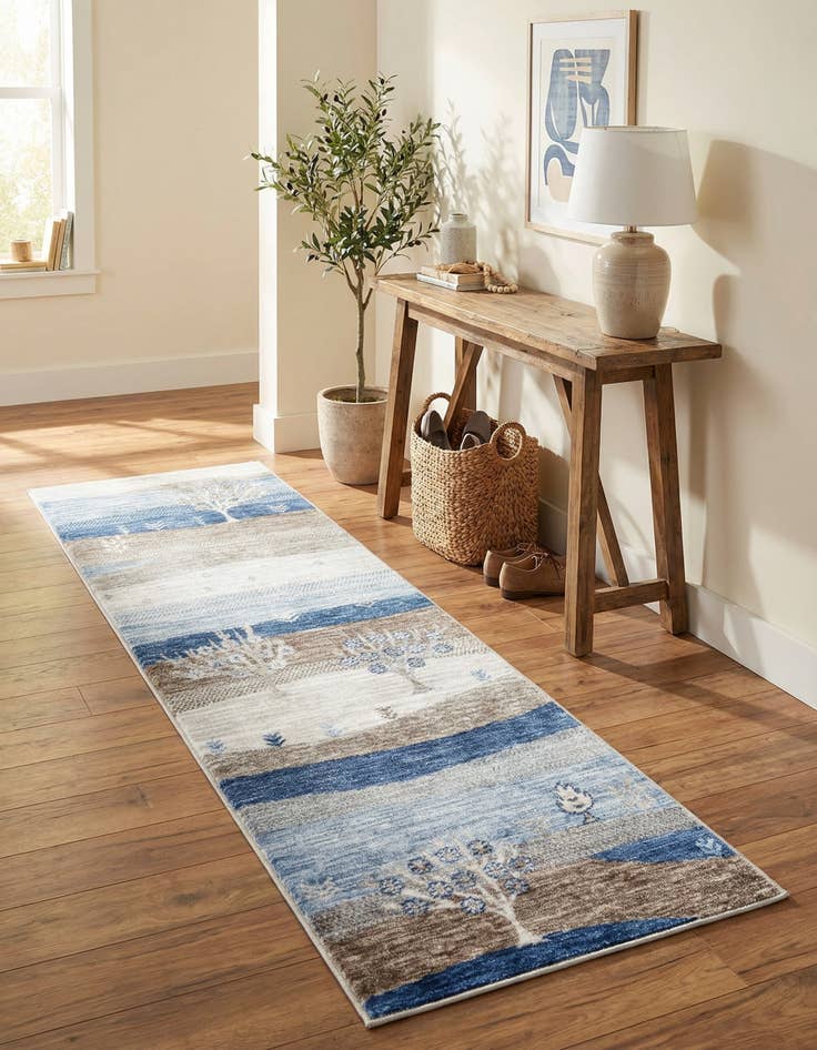 Detail image of 2' x 6' 1 Gabbeh Runner Rug