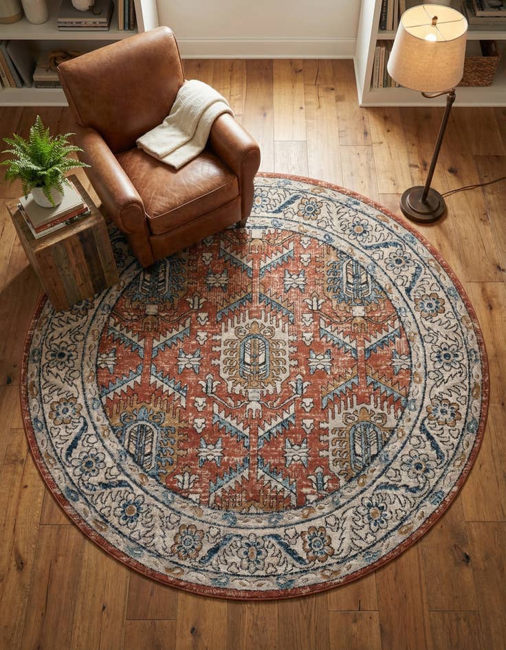 Detail image of 6' x 6' Nyla Round Rug