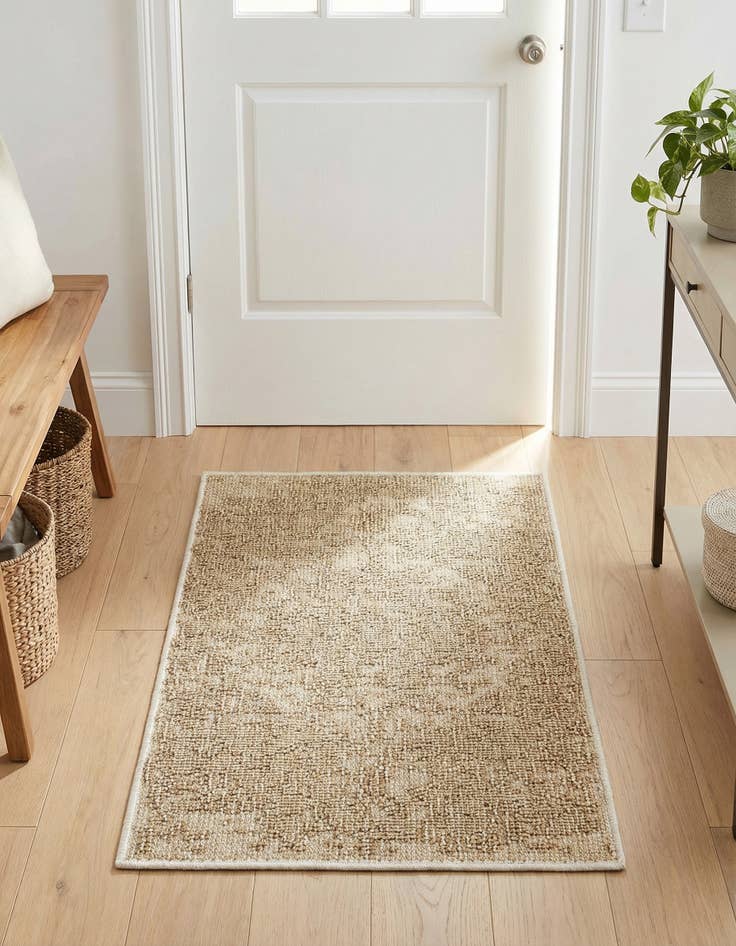 Detail image of 2' x 3' 1  Washable Traditional Indoor / Outdoor Rug