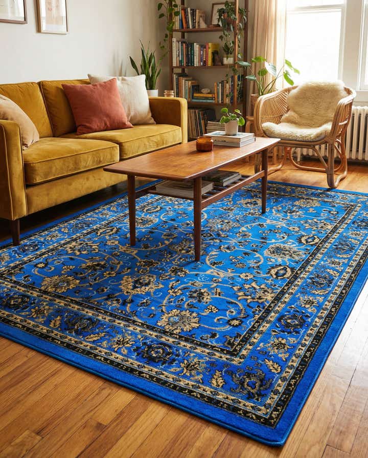 5' 3 x 7' Kashan Design Rug