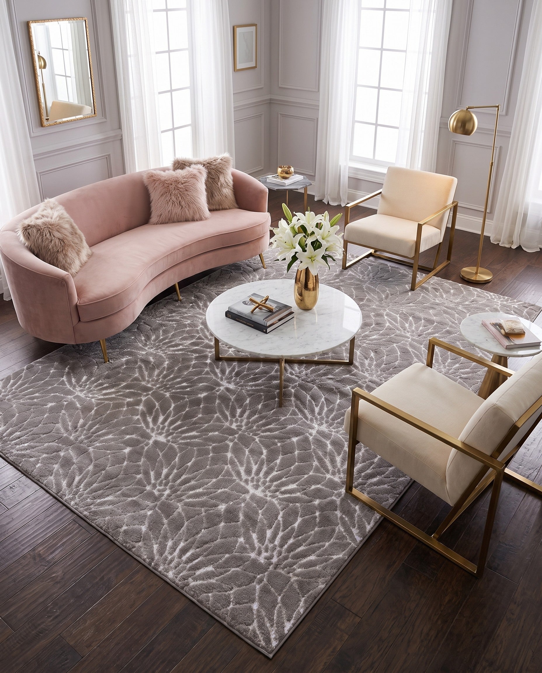 275cm x 365cm Marilyn Monroe™ Glam Dahlia Rug