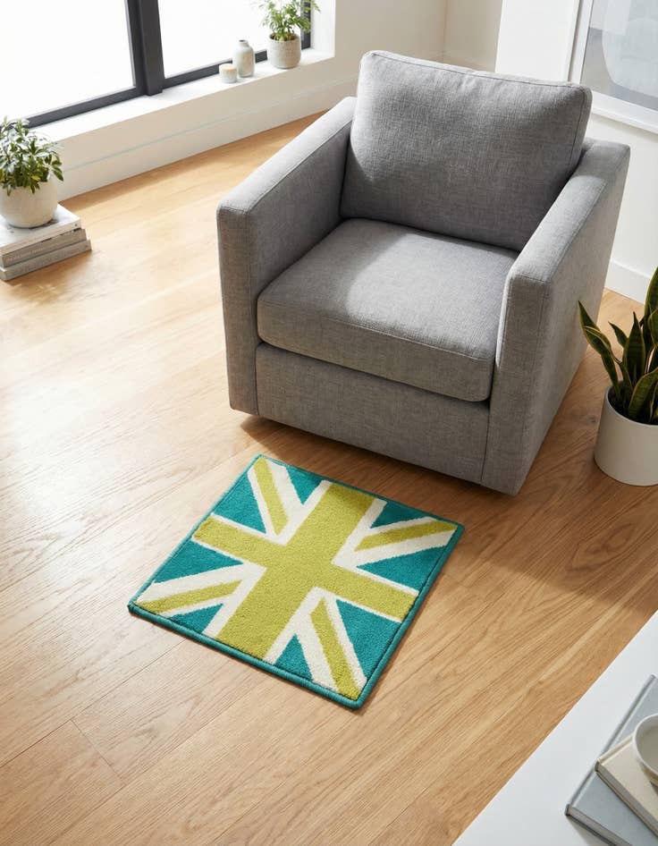 Detail image of Jane Seymour 1' 8 x 1' 8 Open Hearts Sample Rug