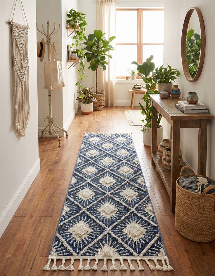 Detail image of  2' x 8' Boho Runner Rug