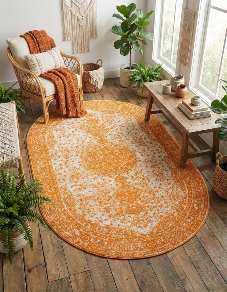 Detail image of  5' 3 x 8' Dover Oval Rug