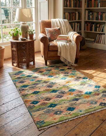 3' 3 x 4' 11 Hand Knotted Balouch Wool Rug