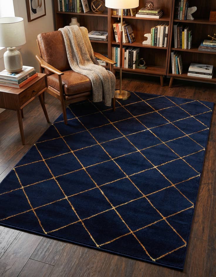 Detail image of 4' x 6' Vogue Geo Rug