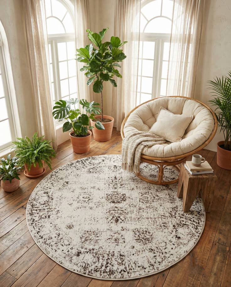 Detail image of 7' x 7' Monte Carlo Round Rug