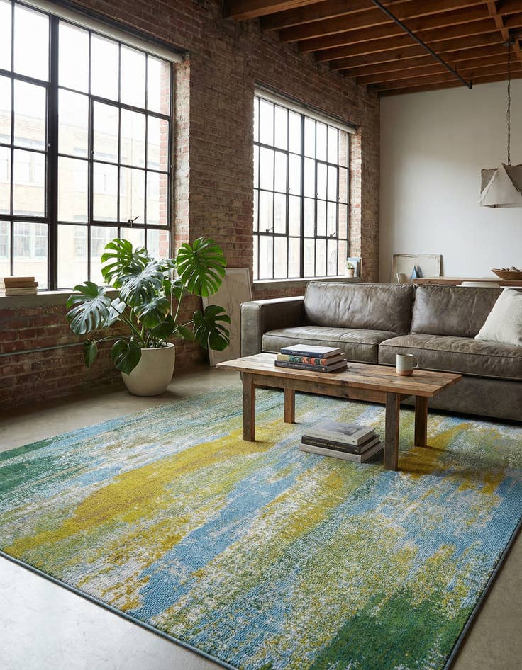 Detail image of 8' x 10' Washable Sevilla Rug