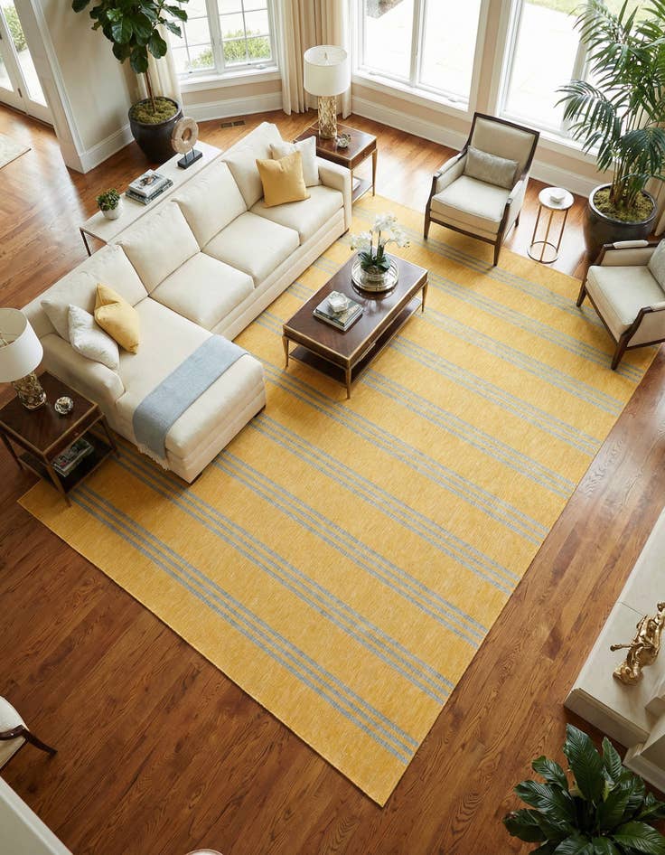 Detail image of 10' 8 x 10' 8  Washable Jill Zarin Anguilla Indoor / Outdoor Square Rug