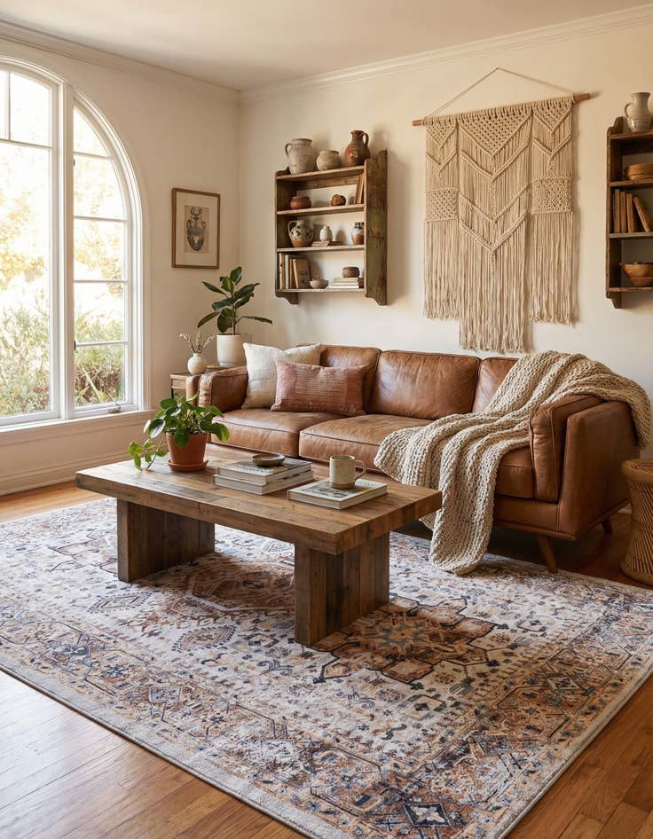 Detail image of 6' x 9' Washable Yara Rug