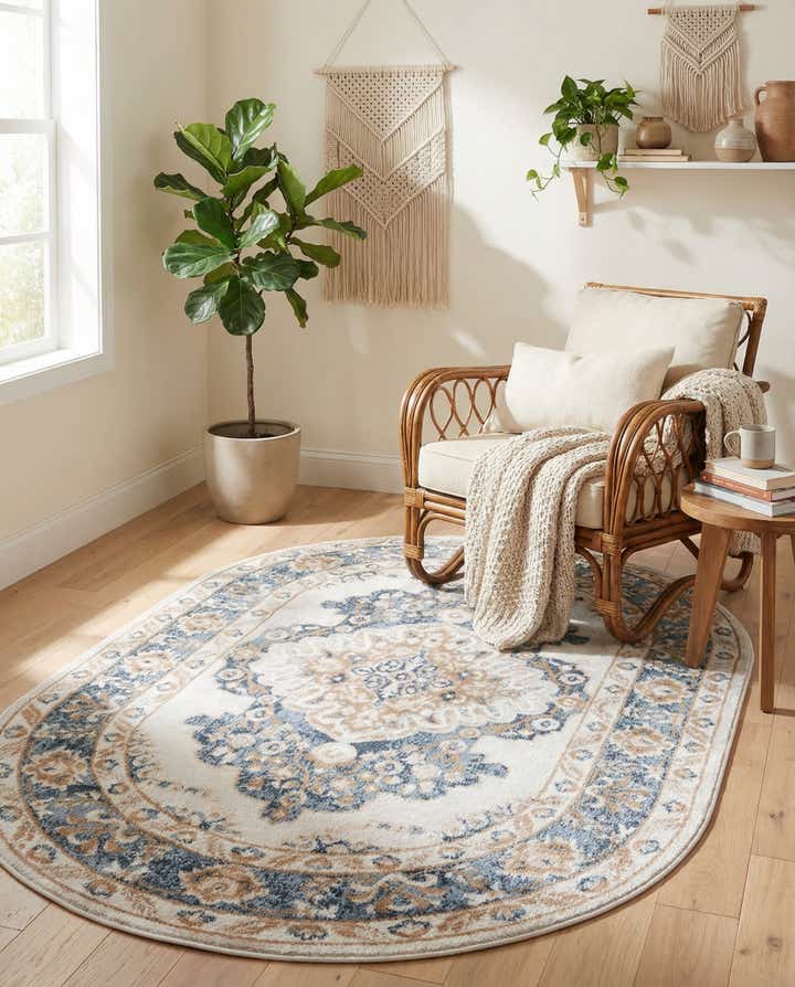 4' x 6' Oxford Oval Rug