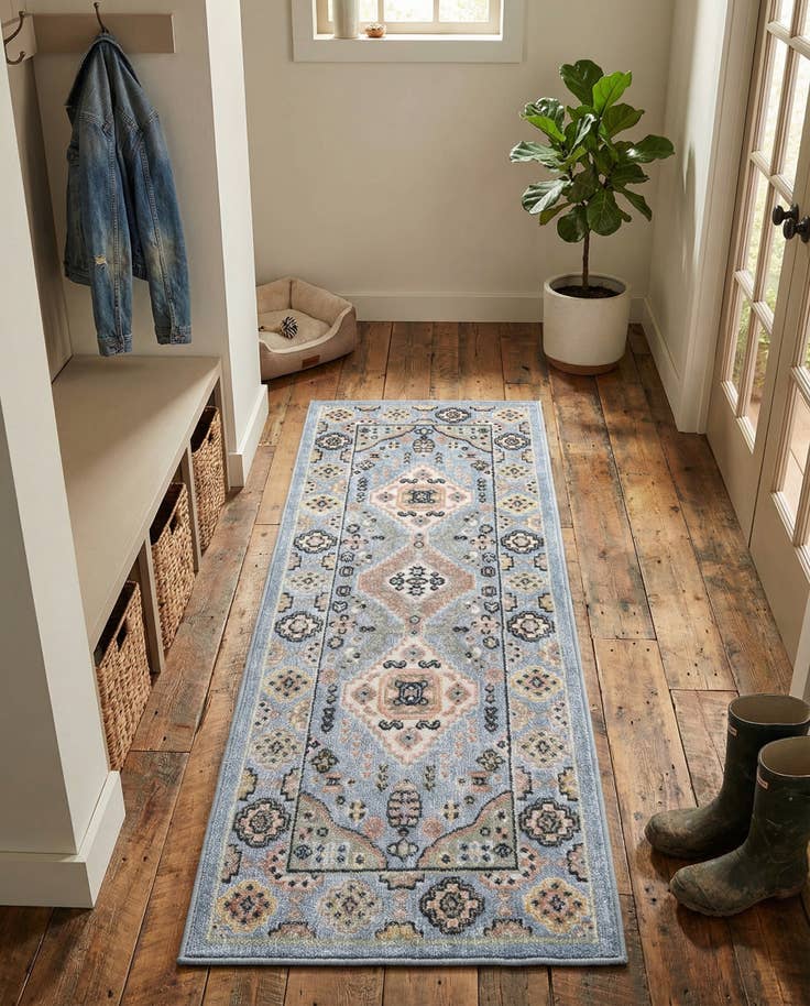 Detail image of 2' x 5' Kamala Washable Runner Rug