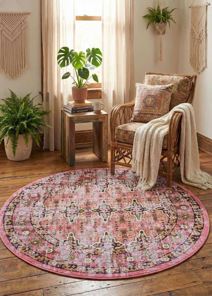 5' 3 x 5' 3 Lucerne Round Rug