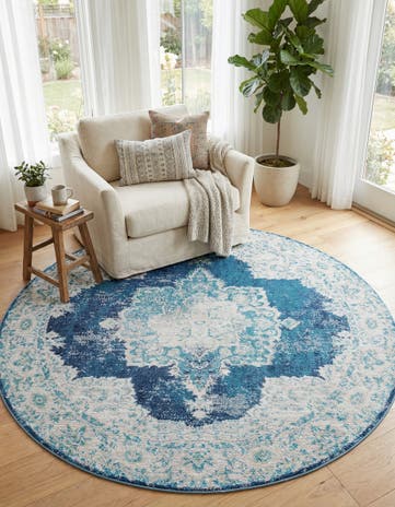 7' x 7' Amulet Round Rug