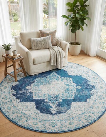 7' x 7' Amulet Round Rug